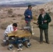 Students with rover