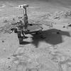Virtual image showing Spirit rover on Mars