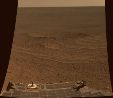 View from NASA's Opportunity Rover